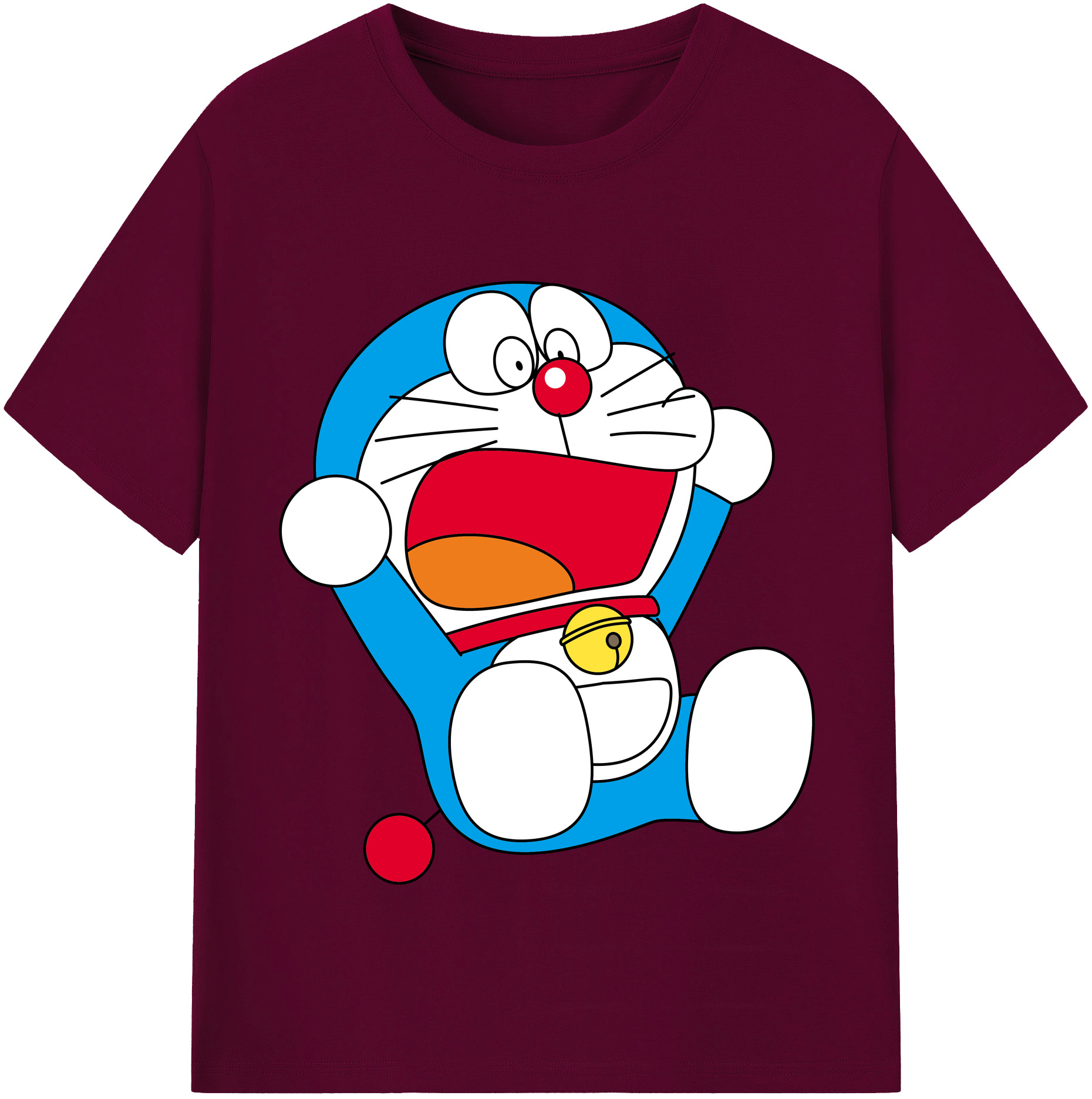 （画像用） ドラえもん Doraemon レディースカジュアルプリントTシャツ（綿100％）